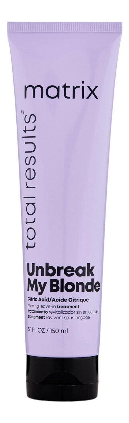 Matrix Total Results Unbreak My Blonde Leave-In Treatment 5 oz single tube on a white background
