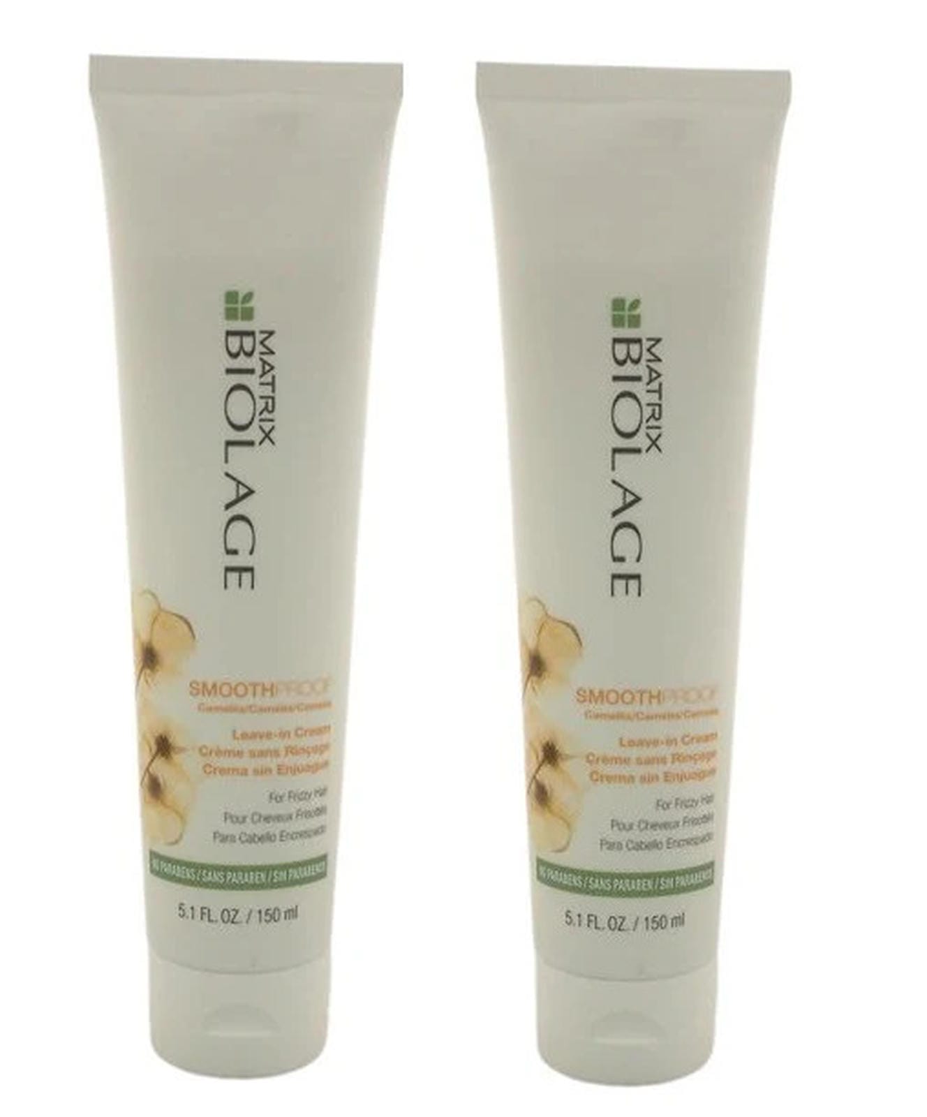 2-Pack Matrix Biolage / Smoothproof Leave In Cream, 5.1 oz pure
