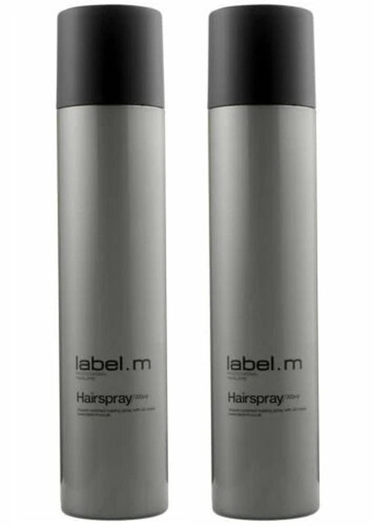 2 PACK - Label M Hairspray / Vitamin Enriched Holding Spray 9 oz