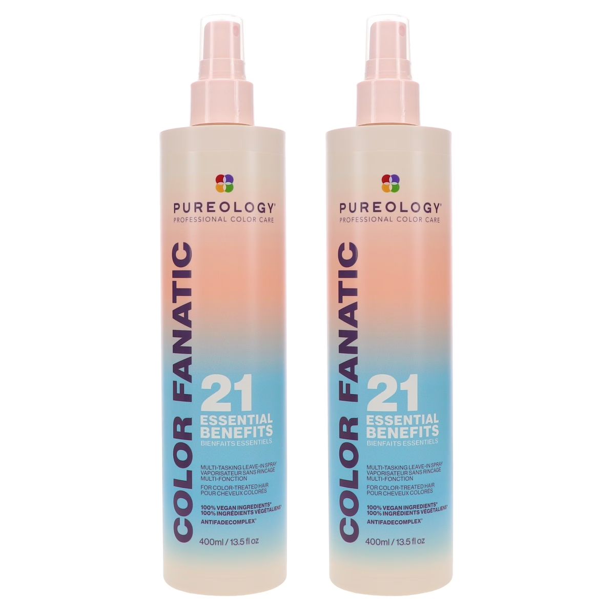 2-Pack Pureology Color Fanatic Leave In Spray 13.5 oz / new package pure ✔️