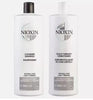 Nioxin System 1 Cleanser & Scalp Therapy Conditioner 33.8 oz Duo  new package -F