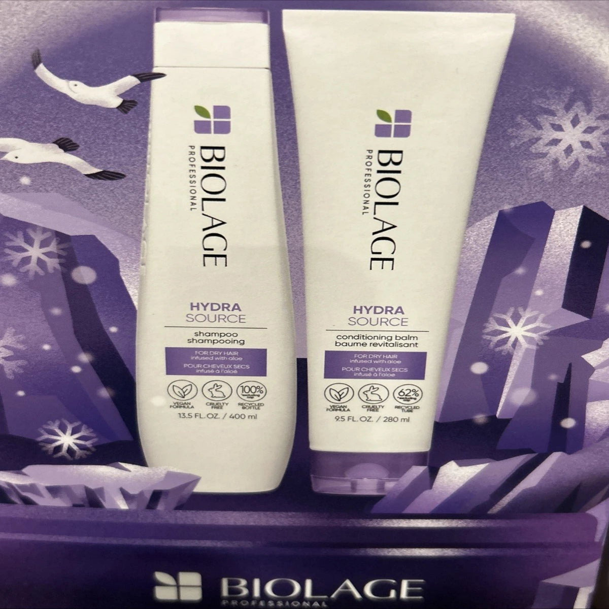 Matrix Biolage HYDRASOURCE Shampoo 13.5 oz AND Conditioner Balm 9.5 oz DUO - Choice Forever Beauty