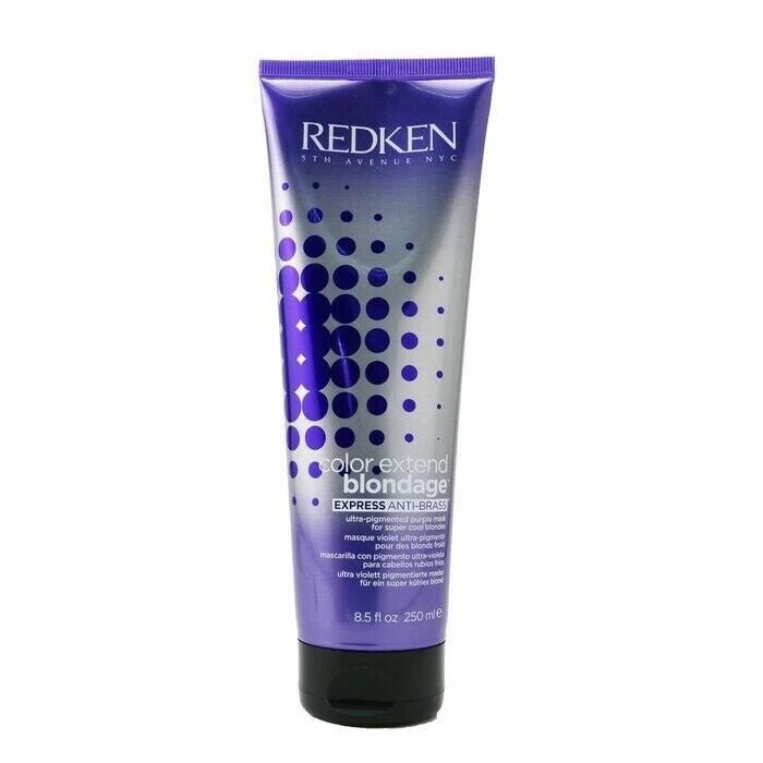 Redken Blondage Anti Brass Purple Hair Mask 8.5 oz original pure care - Choice Forever Beauty