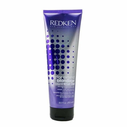 Redken Blondage Anti Brass Purple Hair Mask 8.5 oz original pure care - Choice Forever Beauty