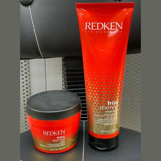 Redken Frizz Dismiss Hair Mask & Leave - in 2pc Duo pure care - Choice Forever Beauty