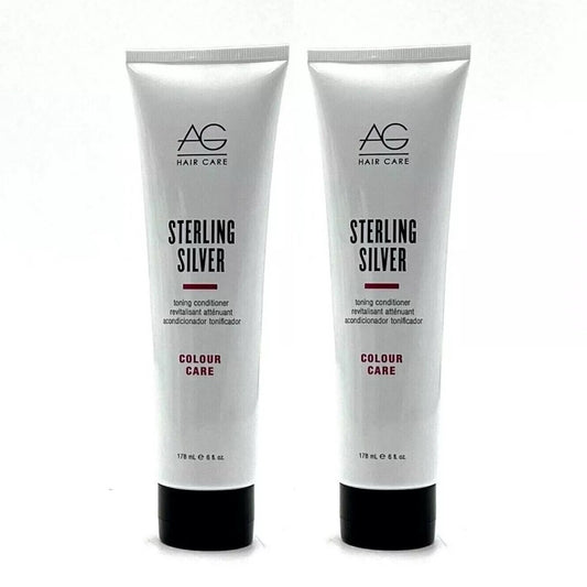 2 PACK - AG Hair Sterling / Silver Conditioner 6 oz sale