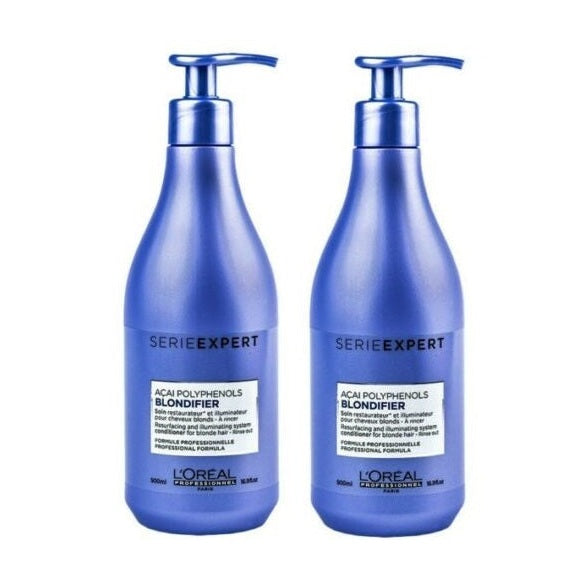 2-Pack Loreal Serie Blondifier Acai Polyphenols Conditioner 16.9 oz / pure