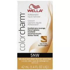 Wella Color Charm Liquid 5NW Light Natural Warm Brown 1.4 oz pure