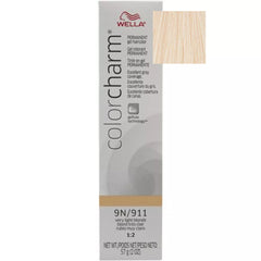 Wella Color Charm Gel 911/9N Very Light Blonde Hair Color 2 oz/