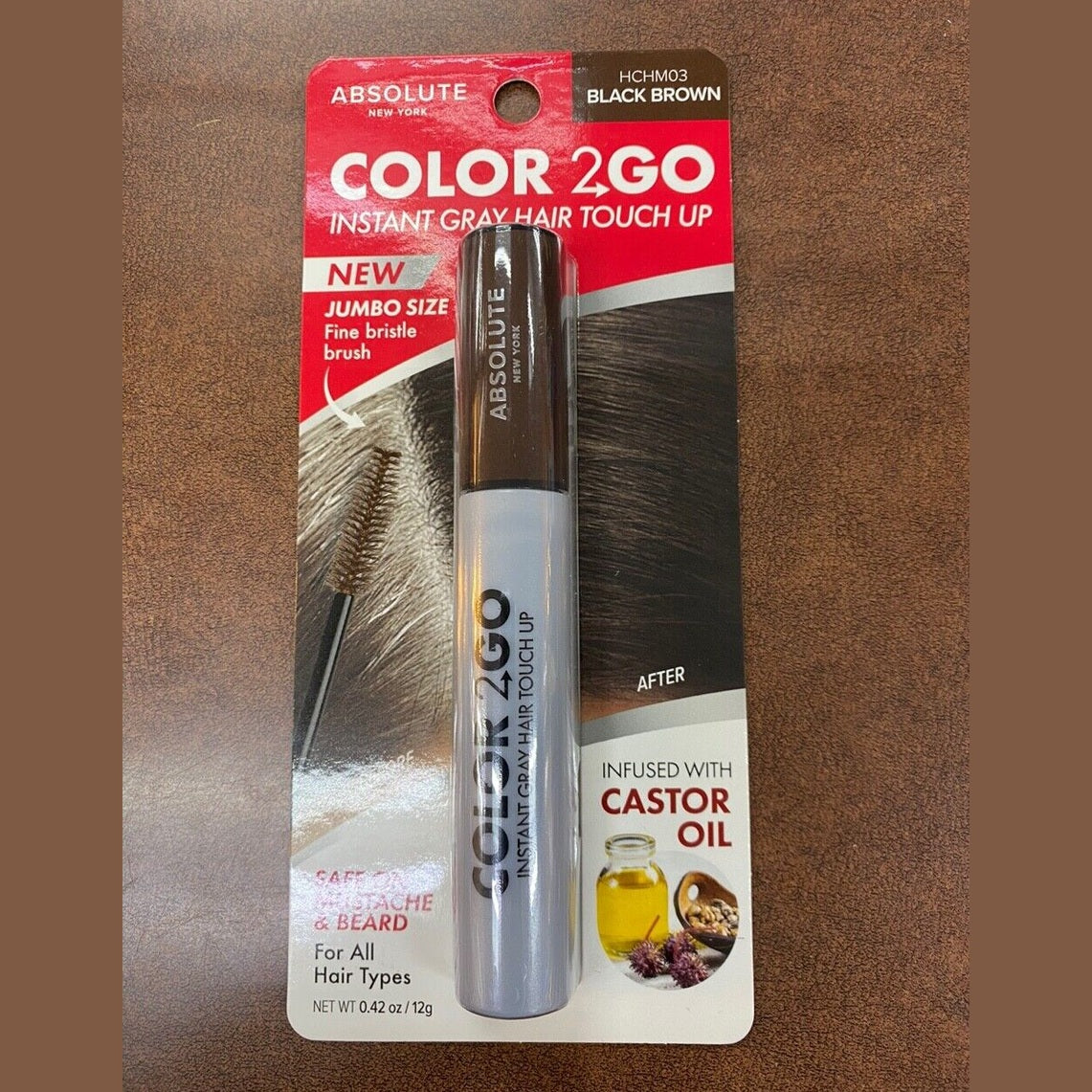 Absolute Instant Gray Hair Touch up: Mascara • Black Brown HCHM03