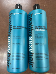 Sexy Hair Healthy / SOY Moisture | Shampoo & Conditioner 33 oz Duo care