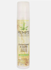 Hempz Citrine Crystal & Quartz Herbal Face, Body & Hair Hydrating Mist 5.07 oz care