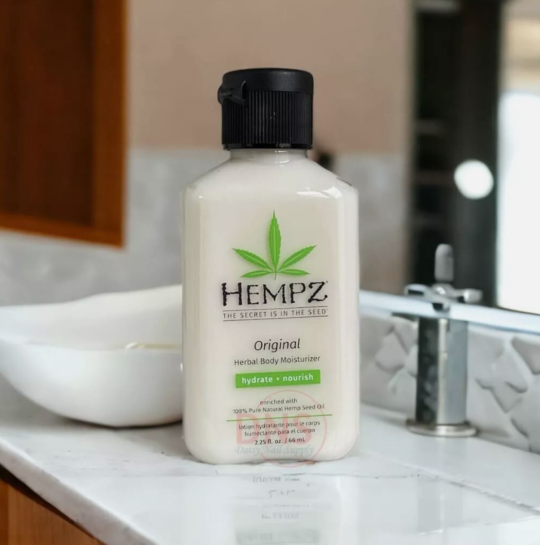 Hempz Original Herbal Body Moisturizer Lotion, 2.25 oz travel pure