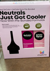 Matrix SoColor + SoColor Sync Pre-Bonded Neutrals Mini Kit care