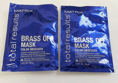 Matrix Total Results Brass Off Neutralization Hair Mask 1 oz (pack of 2) travel aura
