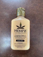 Hempz Cinnamon Sugar & Vanilla Butter Lotion 2.25 oz travel Sale care