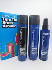 Matrix Total Results Turn The Brass Around Brass Off Holiday Gift 3pc Set  pure
