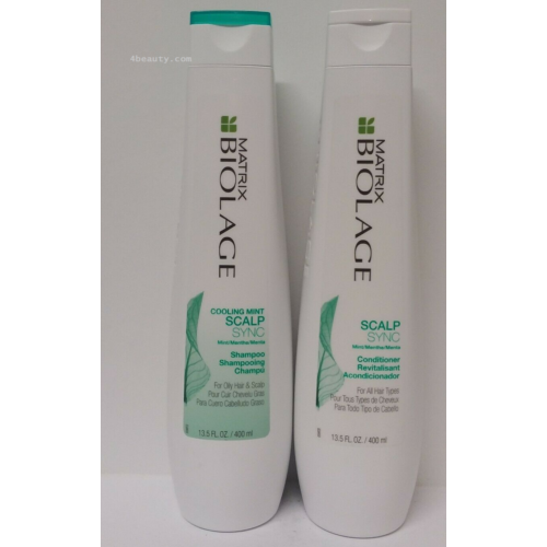 Matrix Biolage / Cooling Mint Shampoo & Conditioner 13.5 oz - Duo pure