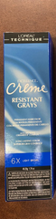 Loreal Excellence Creme Resistant Gray Color 6X Light Brown 1.74 oz pure