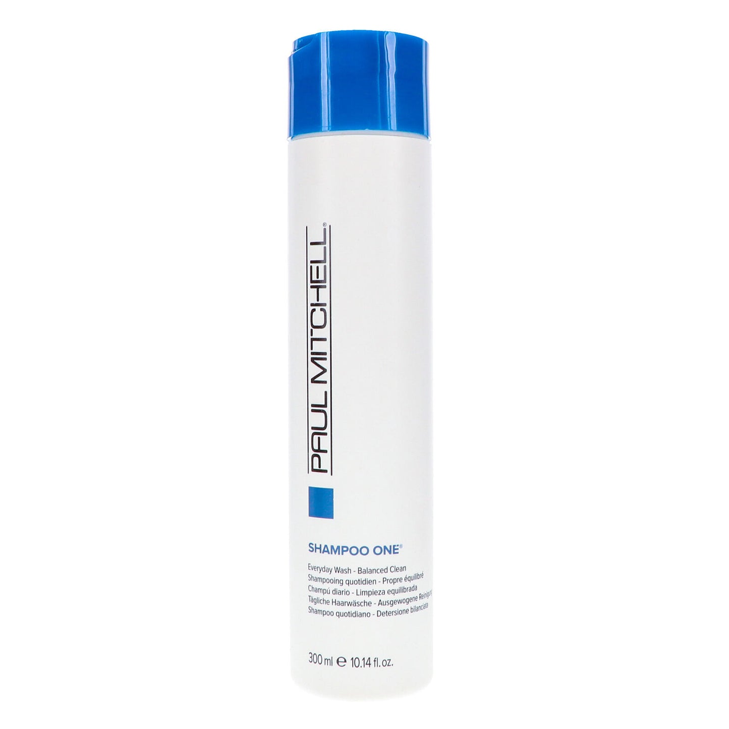 Paul Mitchell Original Shampoo One 10.14 oz white bottle with blue cap for dry hair