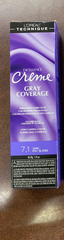 Loreal Excellence Creme Hair Color 7.1 Dark Ash Blonde 1.74 oz - Permanent Dye