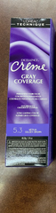 Loreal Excellence Creme Permanent Color 5.3 Medium Golden Brown 1.74 oz pure
