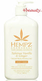Hempz Tahitian Vanilla & Ginger Herbal Body Moisturizer Lotion 17oz