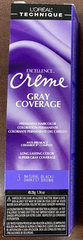 Loreal Excellence Creme Permanent Color 3 Natural Black 1.74 oz pure