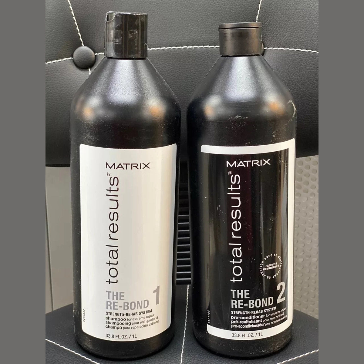 Duo Matrix Total Results / RE-BOND Shampoo & #2 Pre Conditioner 33.8 oz