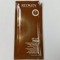 Redken All Soft Mega Hair Recovery Tissue Mask Cap 1 Sheet Dry Hair Treatment sale care