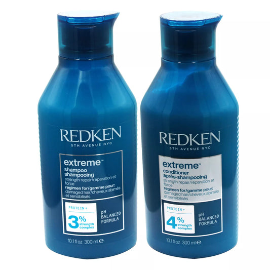 Redken Extreme Shampoo & Conditioner, 10 oz Duo / new package - pure