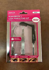 Absolute kit Glam Brow + Lash Perfecting for Eyebrow Tweezer #EAGK01 care