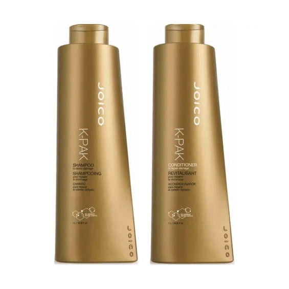 DUO Joico K-Pak Damage to Repair Shampoo and Conditioner 33 oz pure