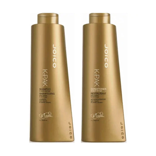 DUO Joico K-Pak Damage to Repair Shampoo and Conditioner 33 oz pure