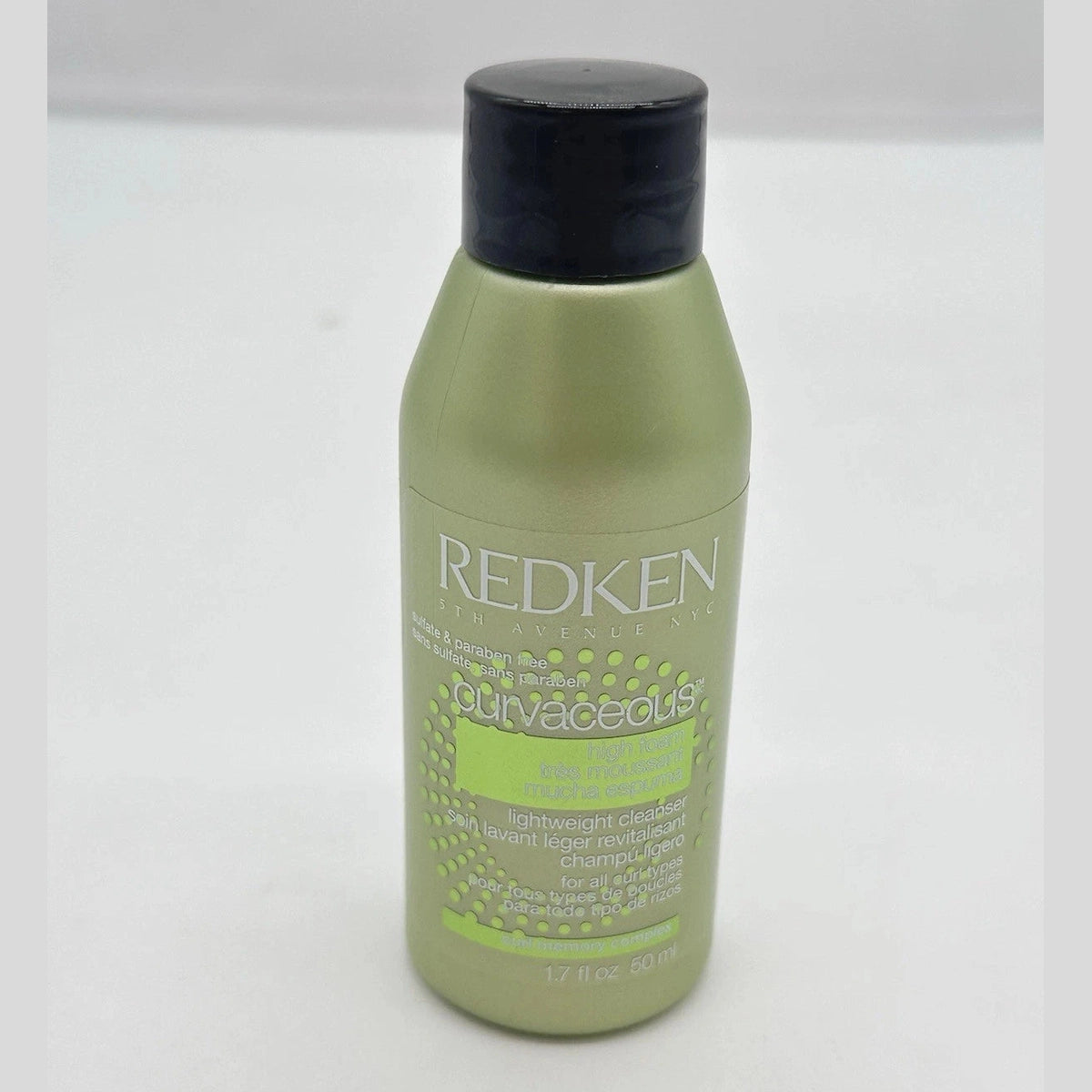 Redken Curvaceous HIGH Foam Moisturizing Cleanser 1.7 oz Travel pure