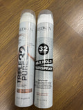 Redken Triple Pure 32 Extreme Hold Hair spray 9 oz choose your item