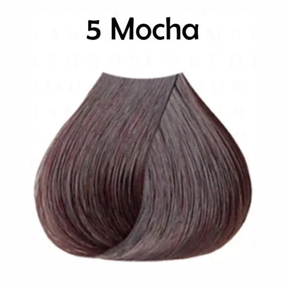 Satin hair color 5 Mocha Light Mocha Brown 3 oz pure