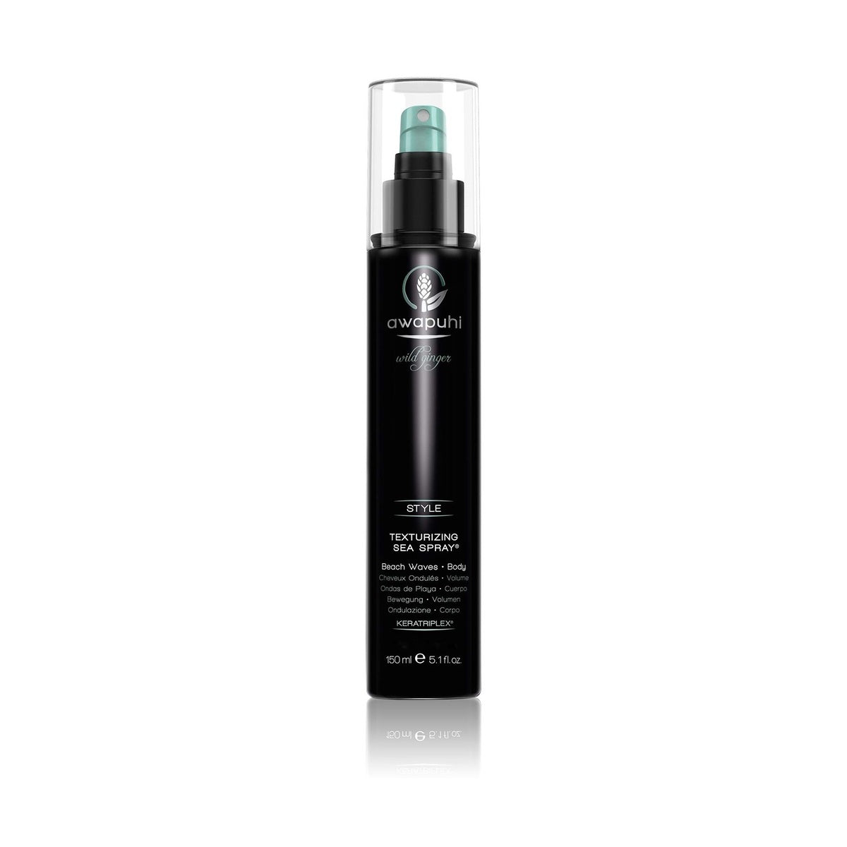 Paul Mitchell Awapuhi Wild Ginger Texturizing Sea Spray 5.1 oz with Keratriplex for beachy waves