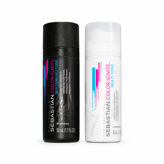 Sebastian Color Ignite Multi Tone Shampoo & Conditioner 1.65 oz Travel Duo