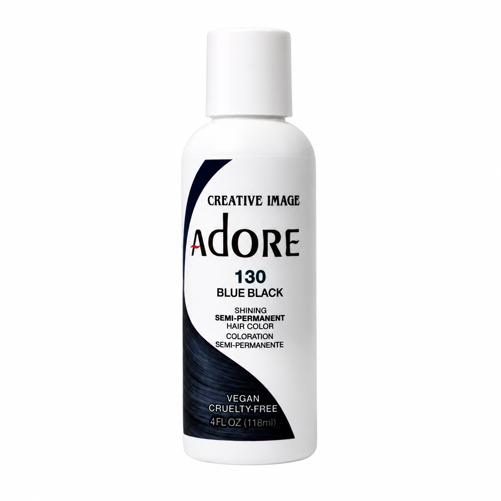 Adore Semi Permanent Hair Color 130 Blue Black 4 oz