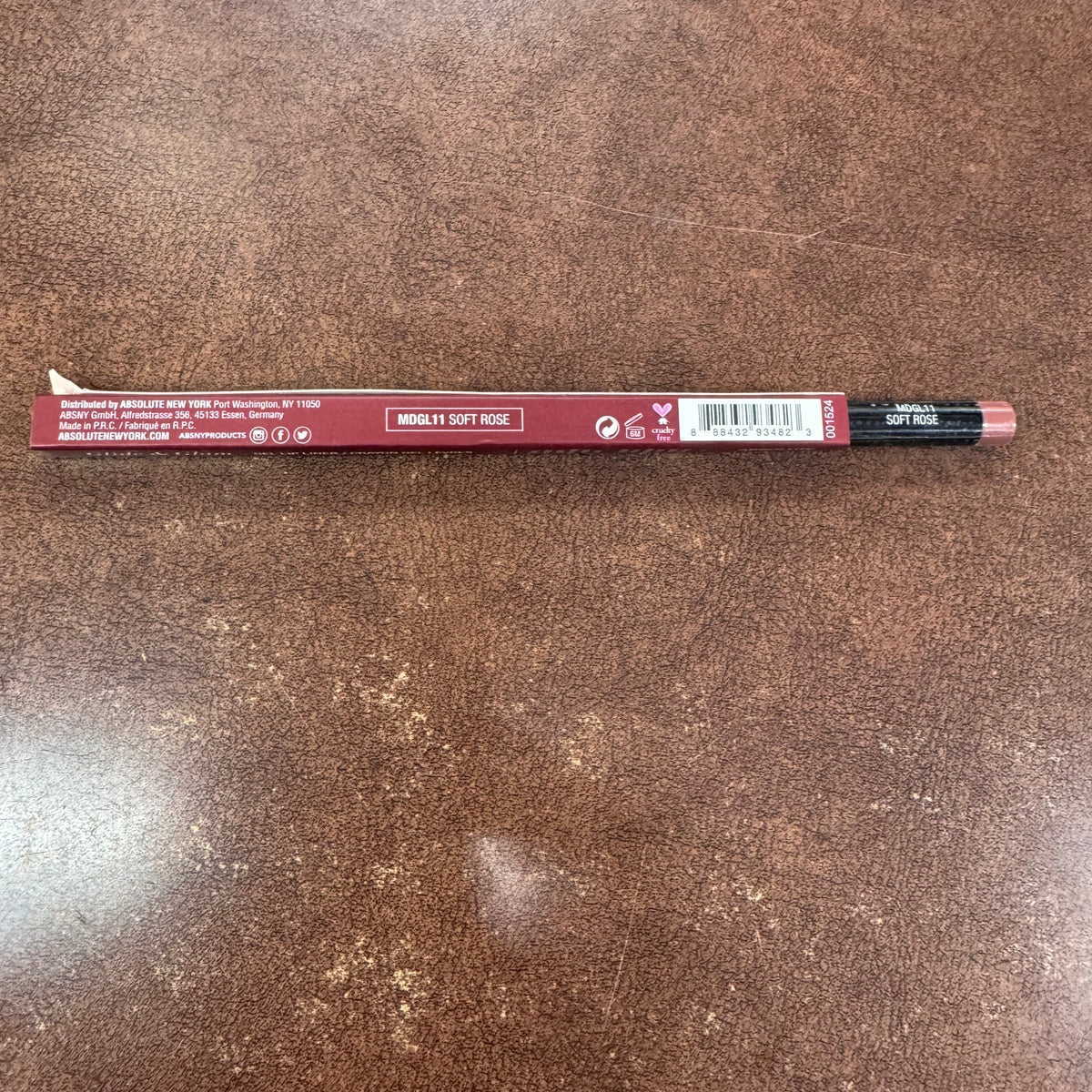 Absolute Glide & Glam Gel Lip Liner Soft Rose pure
