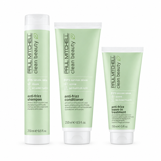 Three-piece Paul Mitchell Clean Beauty set without packaging