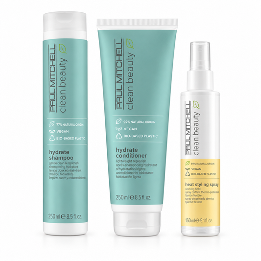 Three-piece Paul Mitchell Clean Beauty set without the box