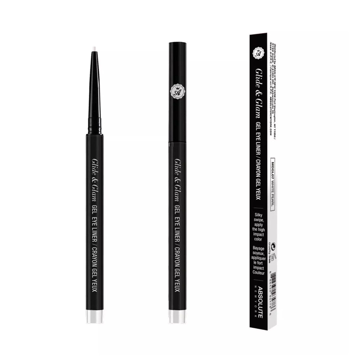 Absolute Glide & Glam Gel Lip Liner, [ White Pearl ] fs
