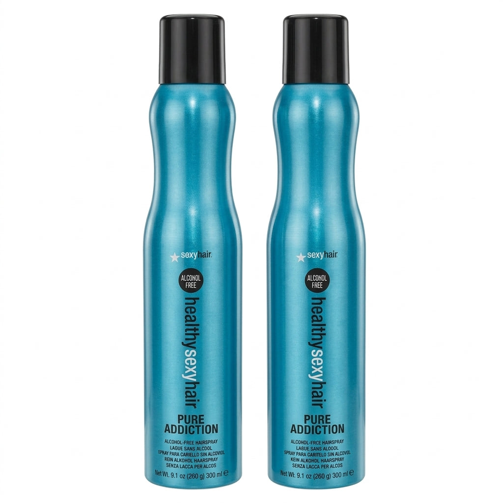 Sexy Hair Healthy Pure Addiction Hairspray, 9 oz 2-pack / pure
