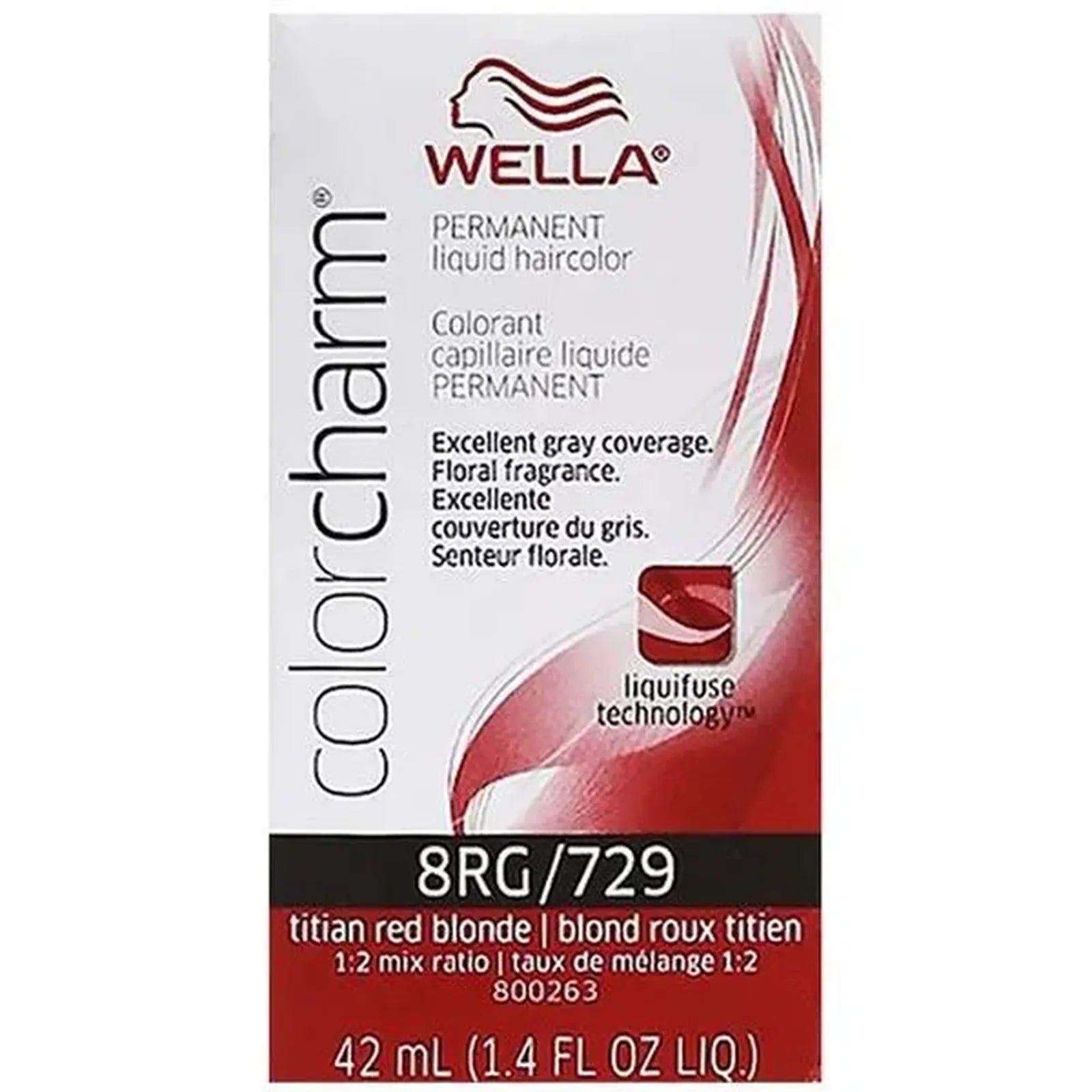 Wella Color Charm Liquid 8RG/729 Titan Red Blonde 1.4 oz (pack of 2)pure - Choice Forever Beauty