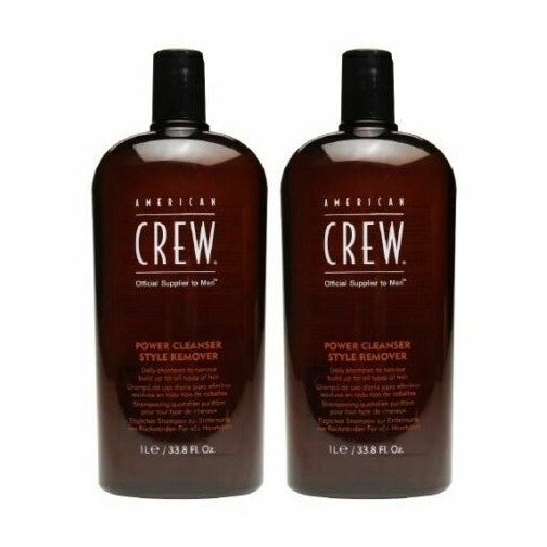 2 Pack - American Crew Power Cleanser / Style Remover Shampoo 33.8 oz ✔