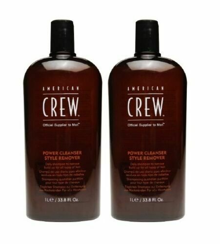 2 Pack - American Crew Power Cleanser / Style Remover Shampoo 33.8 oz ✔