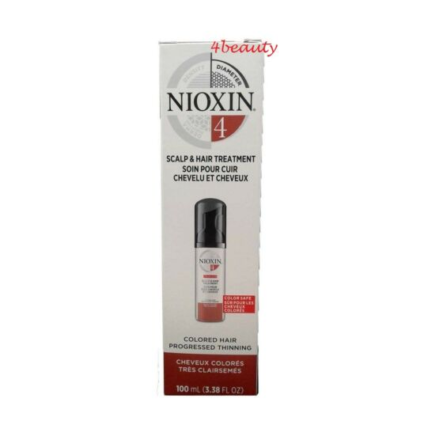 Nioxin System 4 Treatment Scalp / Hair Treatment 3.4 oz pure