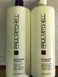 Paul Mitchell Extra Body Shampoo & Conditioner 33.8oz Liter DUO